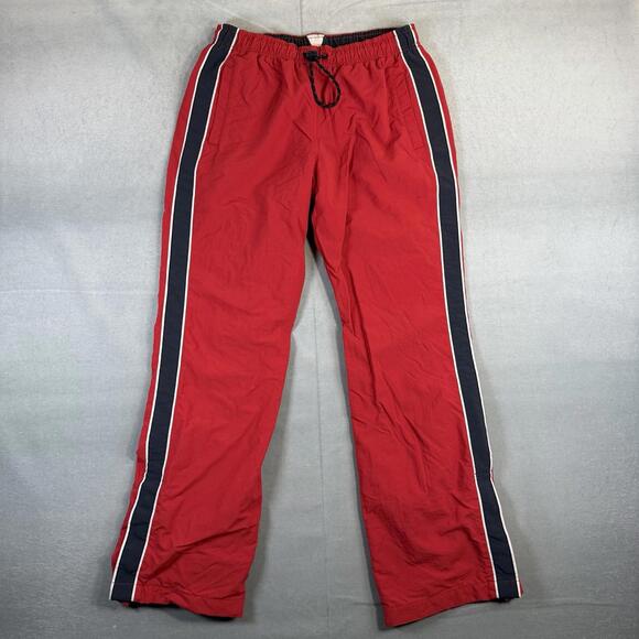 Abercrombie & Fitch Other - VTG Abercrombie & Fitch Track Pants Mens Small Red Stripe Lined Windbreaker Y2K